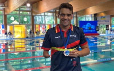 Salguero ha pujat al podi un cop a Itàlia | Twitter